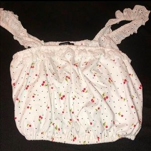 Cheery crop top